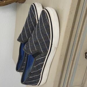 Keds plaid slip on tennishoes